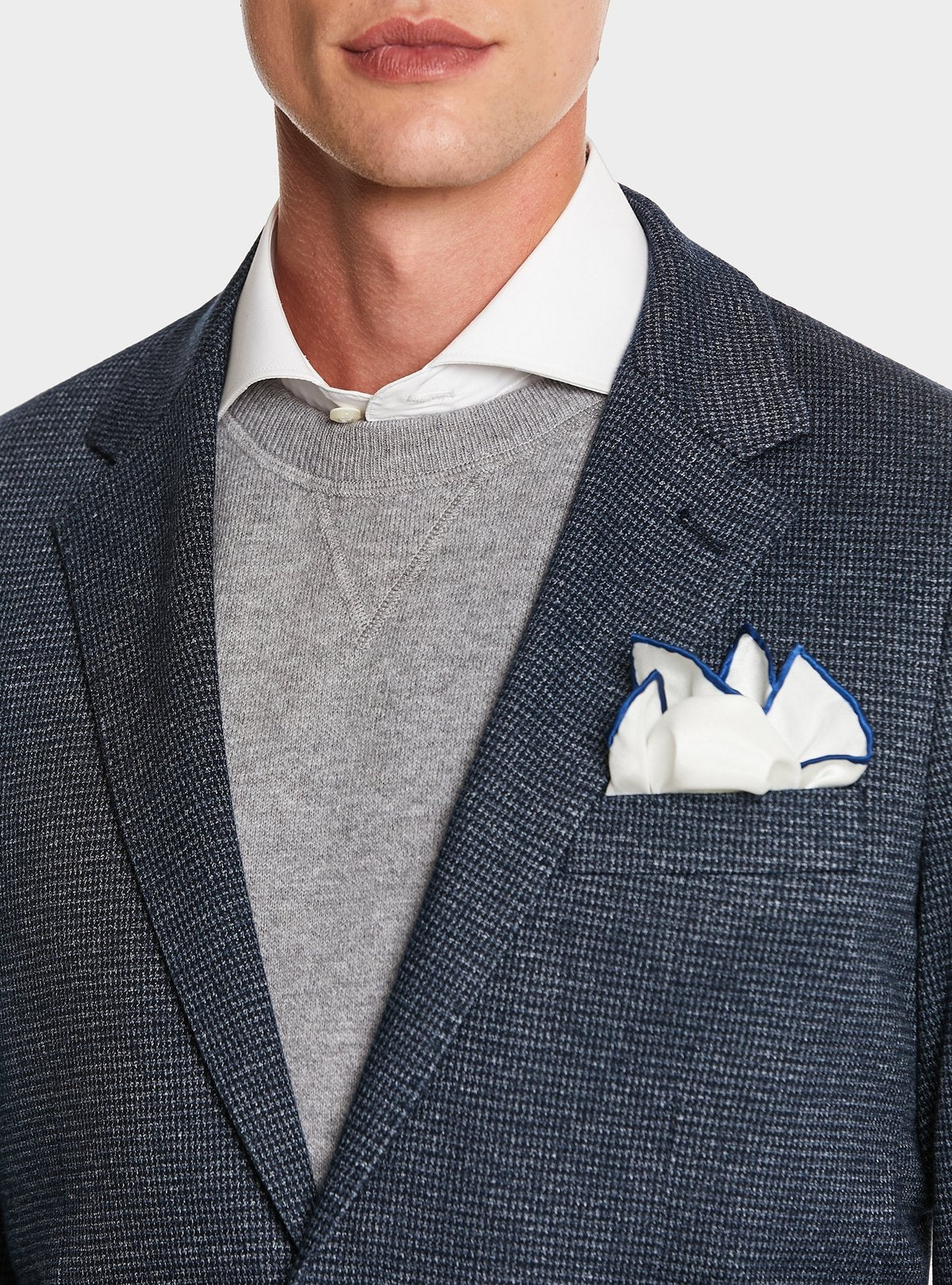 Giacca monopetto pied de poule-2